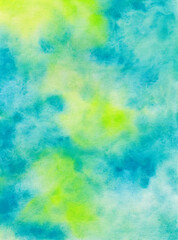 ナチュラルカラーの水彩滲みテクスチャ