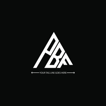 PBF letter logo creative design. PBF unique design
