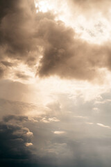 Fototapeta na wymiar beautiful sky background, pre-storm sky