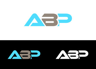 Initial Letter ABP Logo or Icon Design Vector Image Template