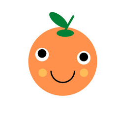 Orange is a fun fruit for a cute design.