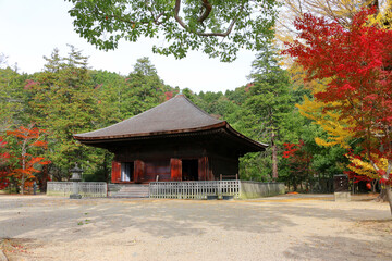 秋の白水阿弥陀堂（福島県・いわき市）