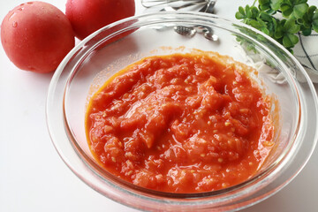 手作りのトマトソース