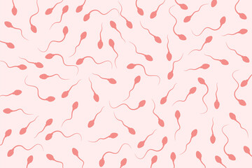 Sperm icon. human sperm cells - obrazy, fototapety, plakaty