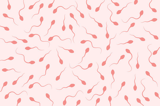 Sperm icon. human sperm cells