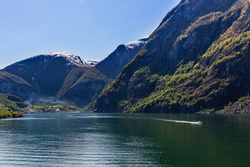 Obraz premium Stegastein fjord view