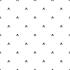 Seamless symmetric pattern with little circles and dots on white. Decorative wallpaper, good for printing.