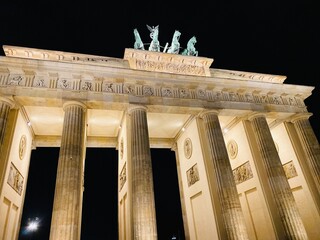 Brandenburg Gate by night