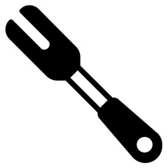 fork glyph icon