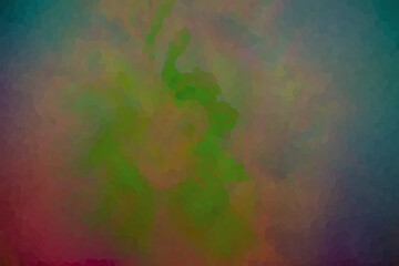 Sunflower with filter, double images, field