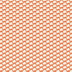 Vector seamless pattern with colored geometric tile.