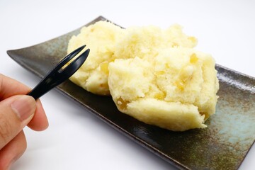 さつまいもの蒸しパン