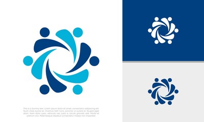 Human Resources Consulting Company, Global Community Logo	