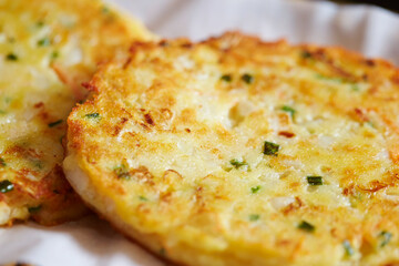  Mung Bean Pancake ,Korean food 