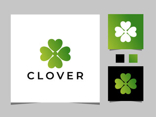Clover leaf Green Logo Vector