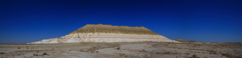 Western Kazakhstan. Ustyurt plateau. Mount Bokty.