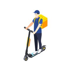 Courier Scooter Icon