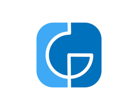 gp dp letter logo vector template