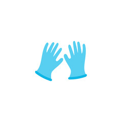 Gloves icon design illustration template