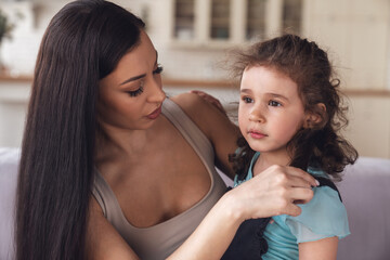 Mom and daughter