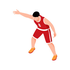Fototapeta na wymiar Basketball Player Illustration