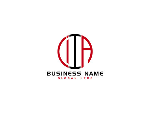 Letter IIA Logo Icon Vector Image For Business