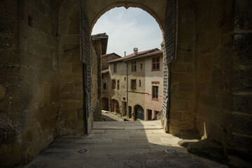 old street on saint antoine l'abbaye