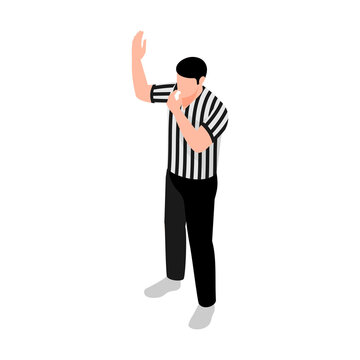 Isometric Basketball Referee