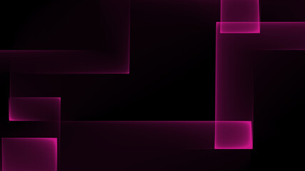 Fototapeta premium Abstrakter Hintergrund 4k pink lila lavendel dunkel schwarz Neon Quadrate Kubus