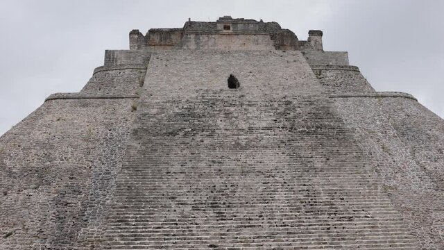 Beautiful mayan pyramid in Uxmal, Mexico.
