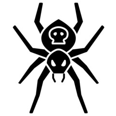 spider solid icon