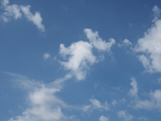 blue sky with clouds background