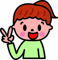 にっこり笑う世界の子供