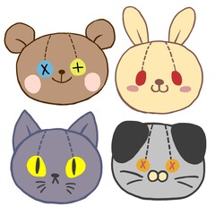 動物のぬいぐるみ