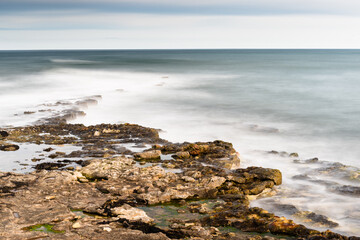 long exposure at high tide