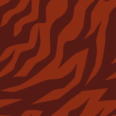 vector tiger pattern. seamless tiger stripe print for clothing or print