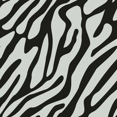 vector zebra pattern. seamless zebra stripe print for clothing or print