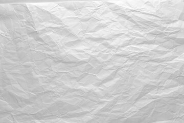 Texture of crumpled white paper , abstract background