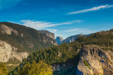 Yosemite National Park in the morning,
