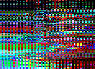 Glitch Techno TV Noise Background Computer screen error Digital pixel noise abstract design Photo glitch Television signal fail. Data decay Technical problem grunge wallpaper VHS