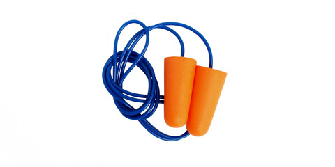 Earplug that function as ear protection from loud and noisy sounds. Many workers use this tool while working as their ear protection. this is part of safety first