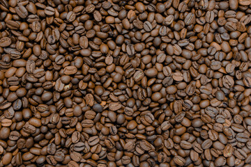 texture of many coffee beans