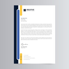 Clean and Modern Letterhead Template