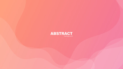Abstract pink fluid shape modern background with copy space, vector.