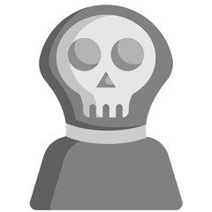 grim reaper flat icon