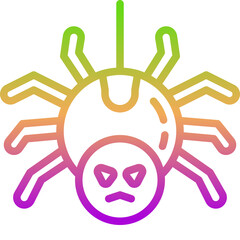 spider gradient icon