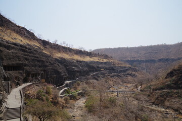 インド　世界遺産アジャンター石窟群