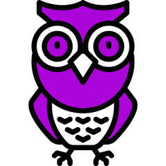 owl one color icon