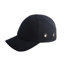 A black hat to protect the head from the sun, this safety hat is made of thick fabric and equipped with a thin layer of steel, to protect the head from hitting hard objects. This hat is so cool