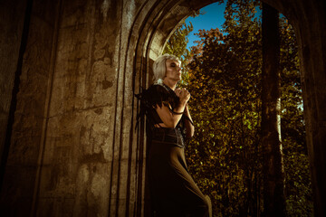 Obraz premium aristocratic widow woman